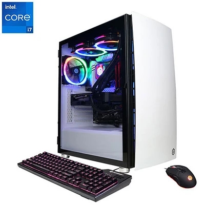 CyberPowerPC Gamer Supreme Gaming PC - White (Intel Core i7-14700KF/2TB SSD/32GB RAM/GeForce RTX 4060 Ti) - En