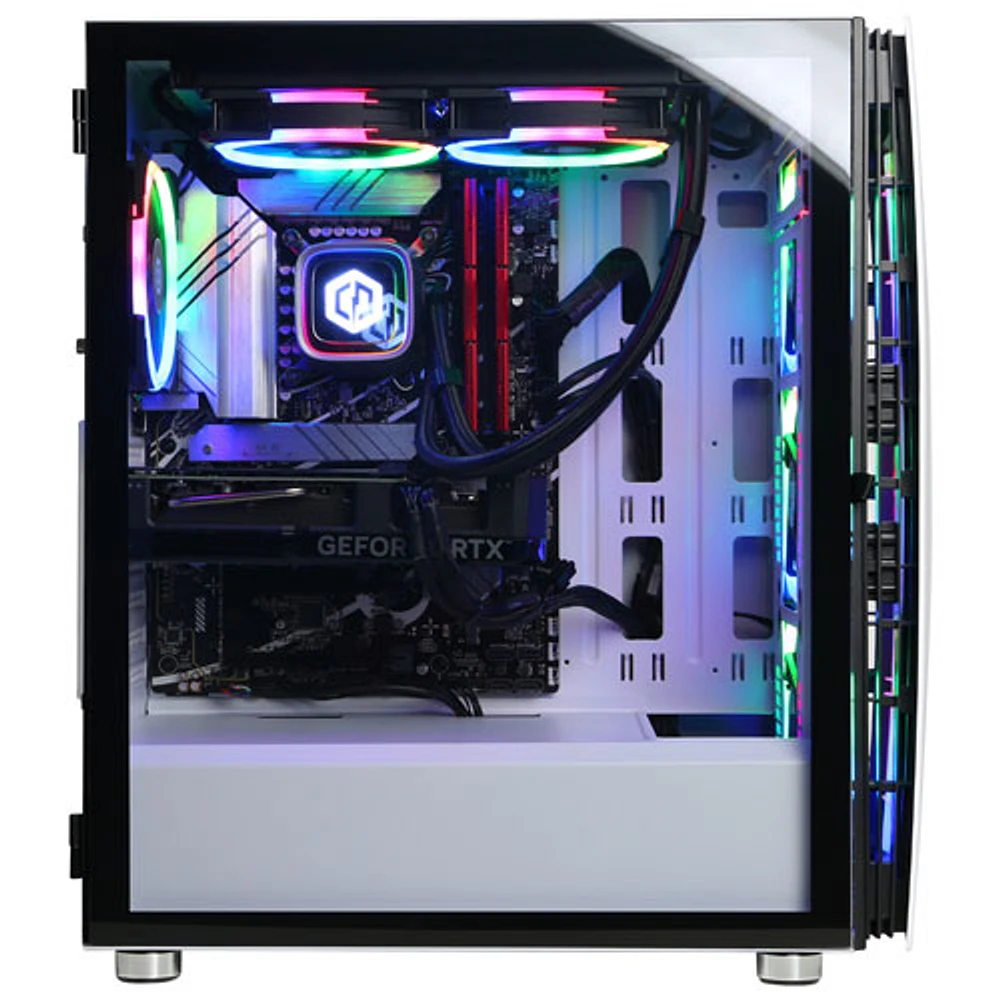 CyberPowerPC Gamer Supreme Gaming PC - White (Intel Core i7-14700KF/2TB SSD/32GB RAM/GeForce RTX 4060 Ti) - En