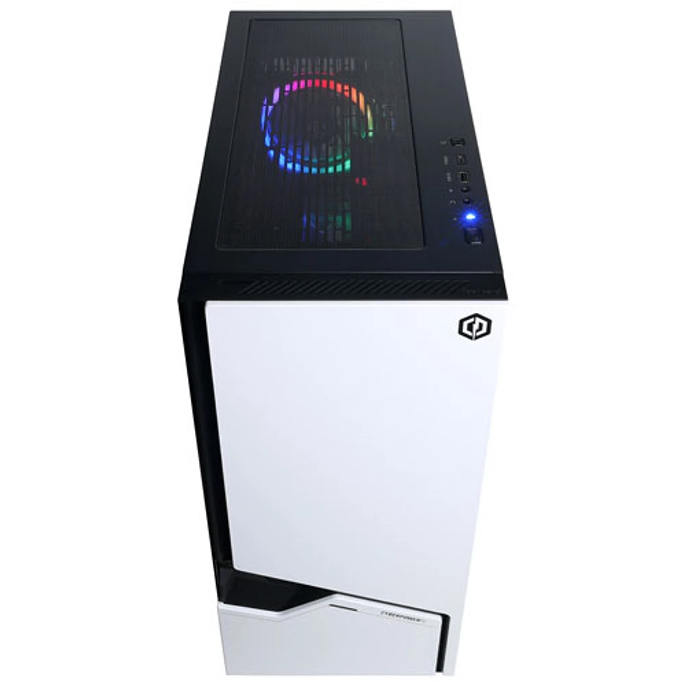 CyberPowerPC Gamer Master Gaming PC - White (AMD Ryzen 5 8600G/1TB SSD/16GB RAM/GeForce RTX 4060) - En