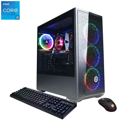 Ordinateur de jeu Gamer Xtreme CyberPowerPC (Core i5-14400F Intel/SSD 2 To/RAM 16 Go/GeForce RTX 4060) - Anglais