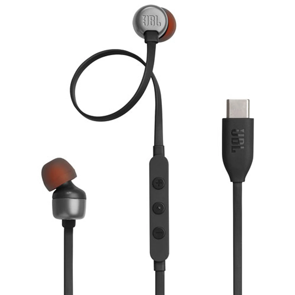 JBL Tune 310C In-Ear Headphones with USB-C Connector - Black