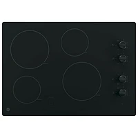GE 30" 4-Element Electric Cooktop (JP3030DWBB) - Black