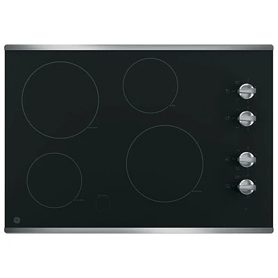 GE 30" 4-Element Electric Cooktop (JP3030SWSS) - Stainless Steel