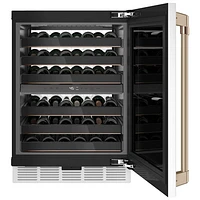 Café 46-Bottle Built-In Dual Temperature Zone Wine Cellar (CCP06DP4PW2) - Matte White