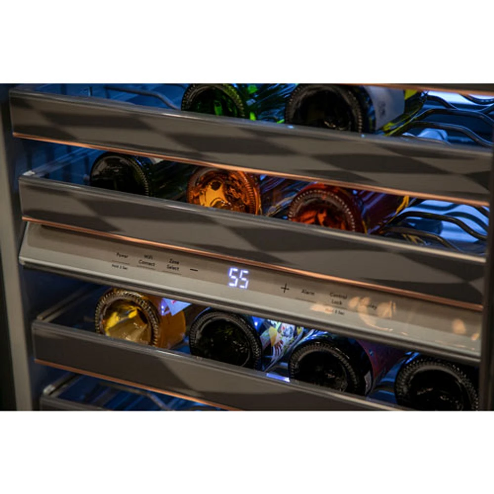 Café 46-Bottle Built-In Dual Temperature Zone Wine Cellar (CCP06DP2PS1) - Stainless Steel