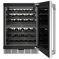 Café 46-Bottle Built-In Dual Temperature Zone Wine Cellar (CCP06DP2PS1) - Stainless Steel