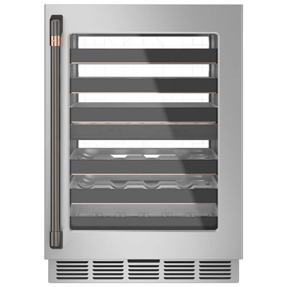 Café 46-Bottle Built-In Dual Temperature Zone Wine Cellar (CCP06DP2PS1) - Stainless Steel