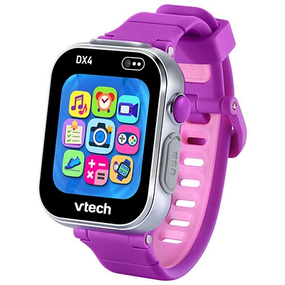 Montre intelligente KidiZoom DX4 de VTech avec caméra - Violet