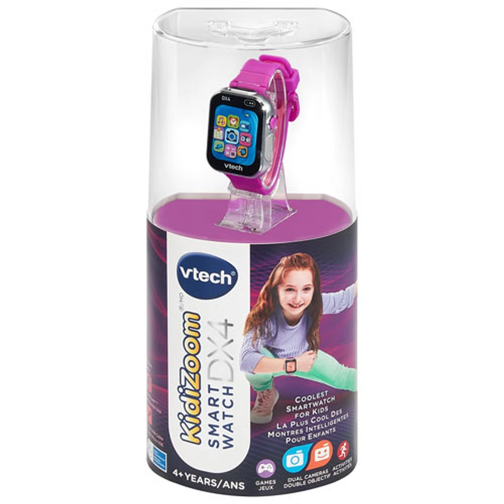 Montre intelligente KidiZoom DX4 de VTech avec caméra - Violet