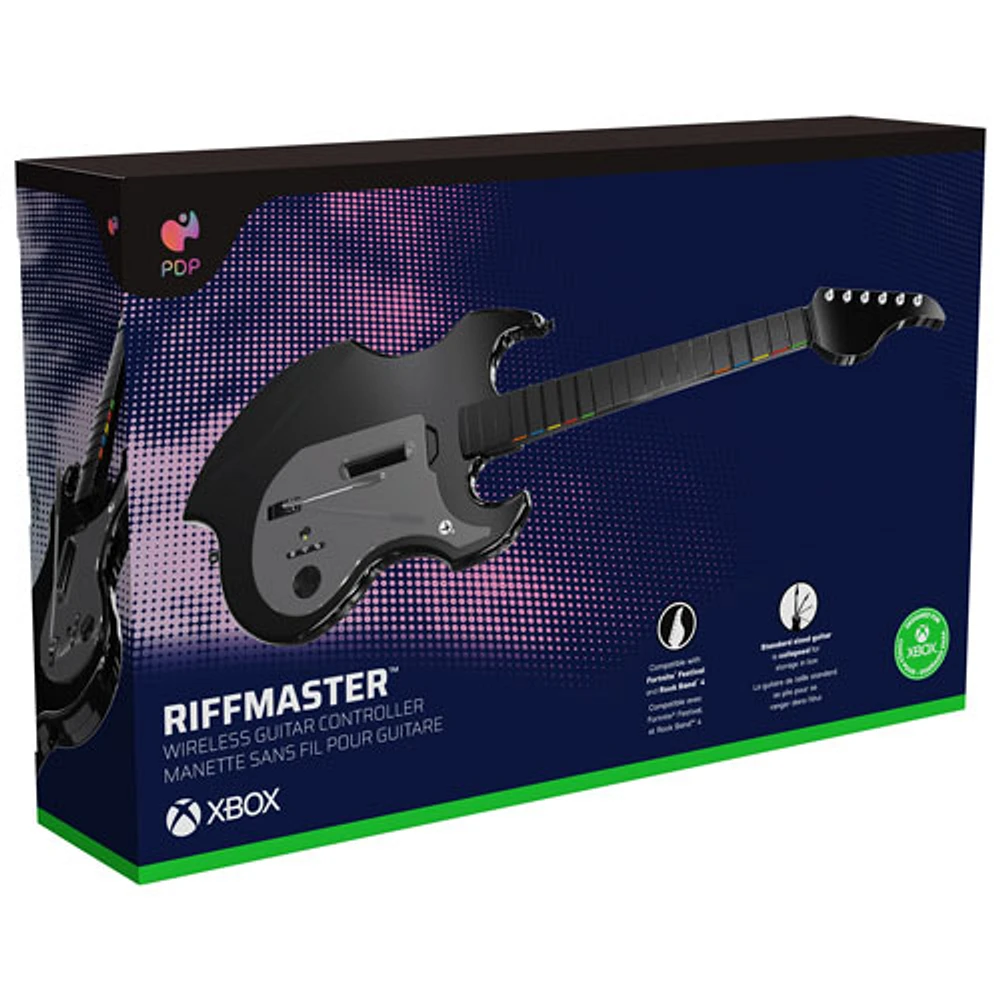 PDP RIFFMASTER Wireless Guitar Controller for Xbox Series X|S & Xbox One - Black