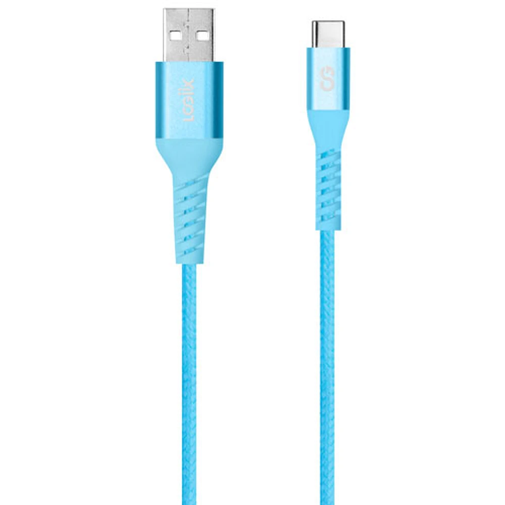 Câble tissé USB à USB-C de 1,2 m (3,9 pi) Vibrance de LOGiiX (LGX