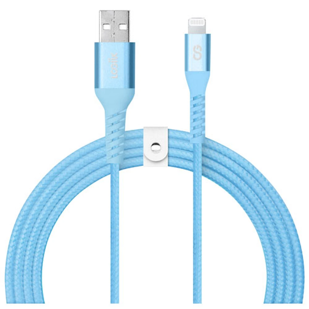 LOGiiX Vibrance 1.2m (3.9 ft.) Braided USB-A to Lightning Cable (LGX