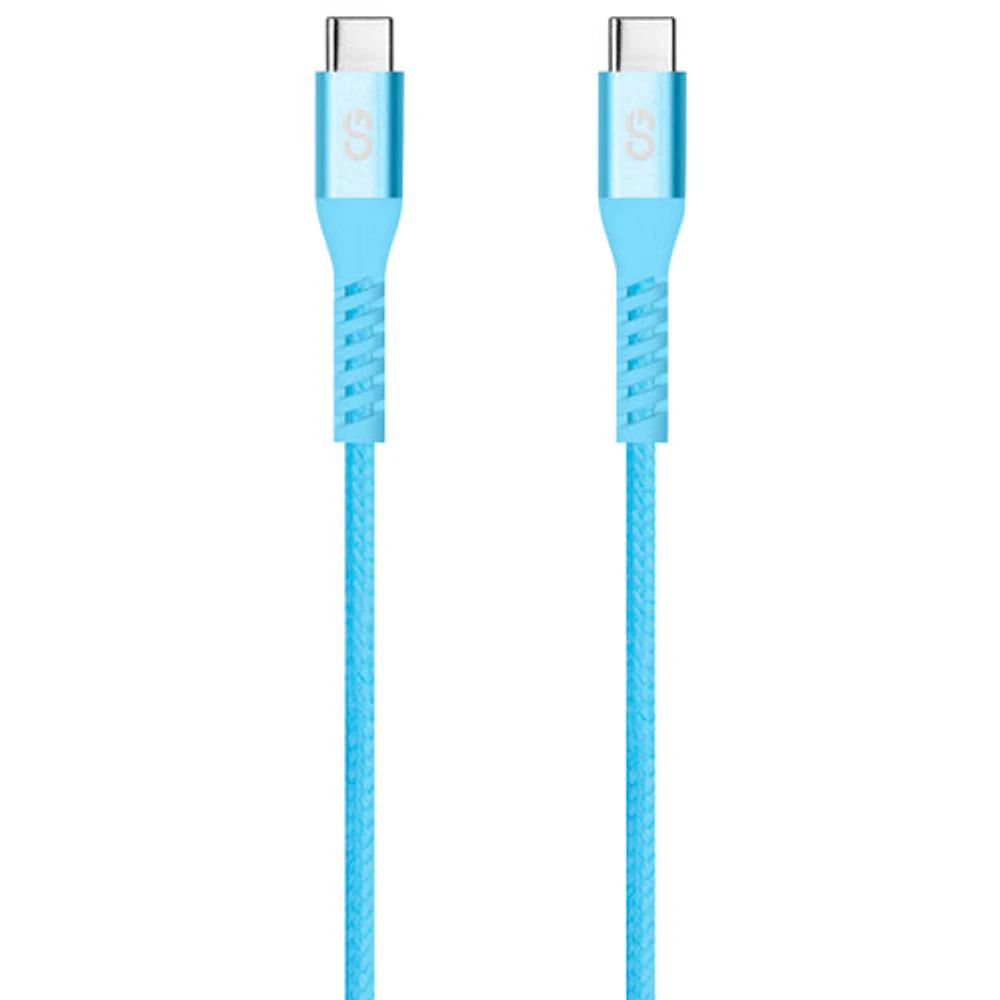 Câble tissé USB-C à USB-C de 1,2 m (3,9 pi) Vibrance de LOGiiX (LGX