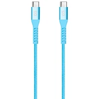 Câble tissé USB-C à USB-C de 1,2 m (3,9 pi) Vibrance de LOGiiX (LGX