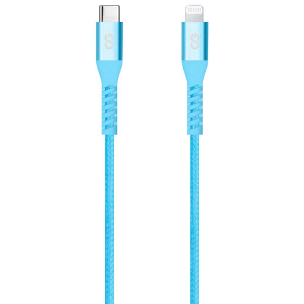 LOGiiX Vibrance 1.2m (3.9 ft.) Braided USB-C to Lightning Cable (LGX