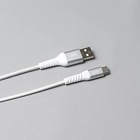 LOGiiX Vibrance 1.2m (3.9 ft.) Braided USB to USB-C Cable (LGX-13752) - White