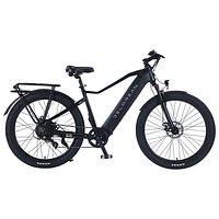 DeLorean DM200 500W Electric Bike (Up to 80.46km Battery Range/ 32km/hr Top Speed) - Black