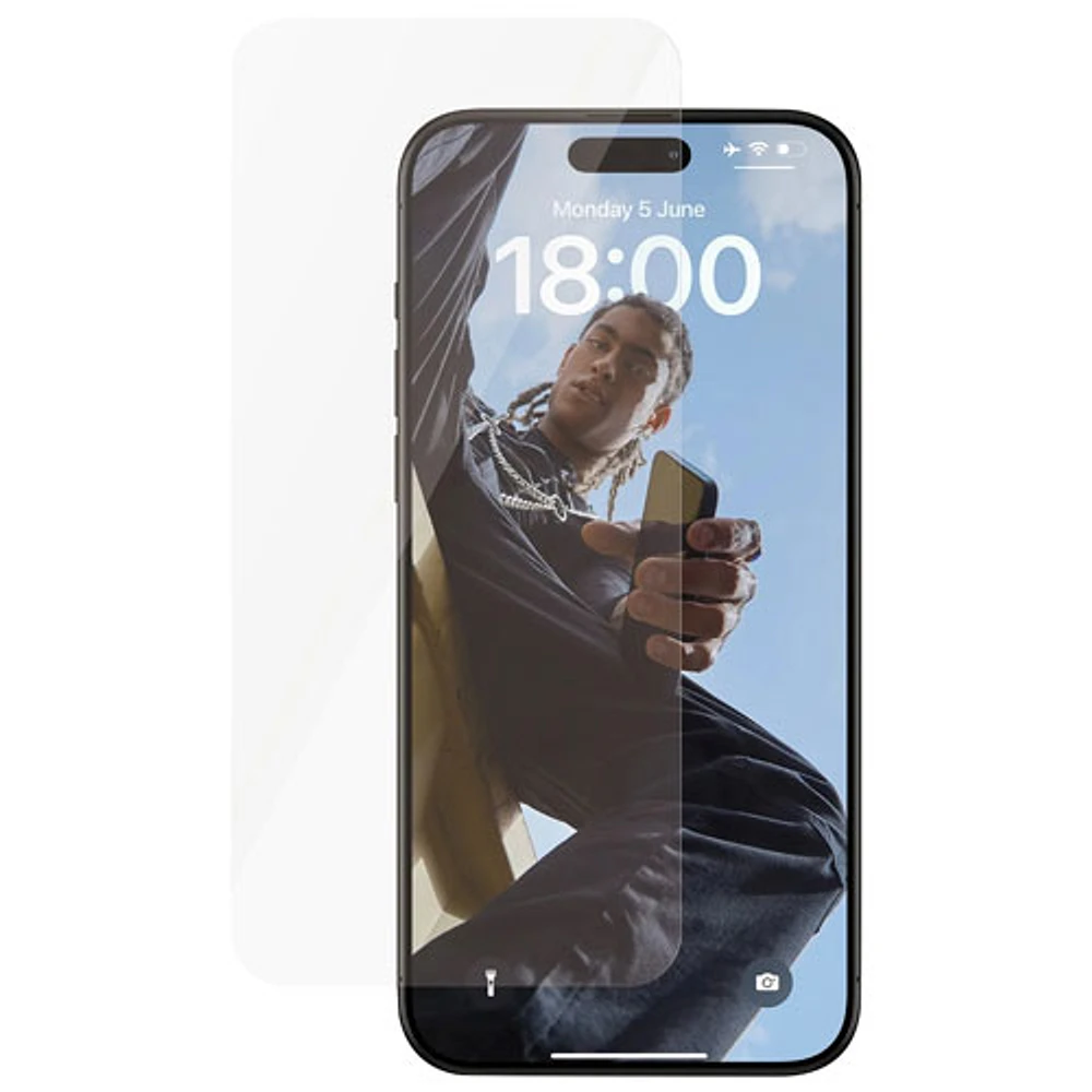 Protecteur d'écran en verre SAFE de PanzerGlass pour iPhone 15 Pro Max