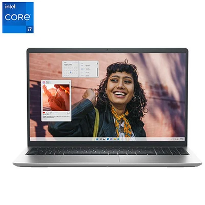 Portable à écran tactile de 15,6 po Inspiron de Dell - Argenté platine (Core i7-1355U d'Intel/SSD 1 To/RAM 16 Go/Windows 11 Famille)