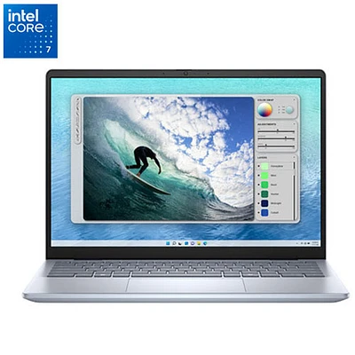 Portable de 14 po Inspiron de Dell - Bleu glacier (Core i7 150U d'Intel/SSD 1 To/RAM 16 Go/Windows 11 Famille)