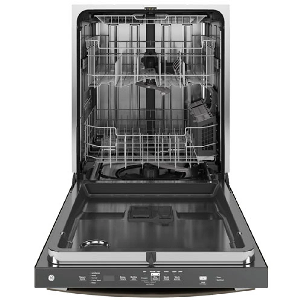 GE 24" 45dB Built-In Dishwasher with Third Rack (GDT670SMVES) - Slate