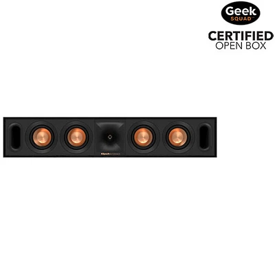 Boîte ouverte - Haut-parleur de canal central à 2 voies de 400 W Quad R30C de Klipsch - Noir