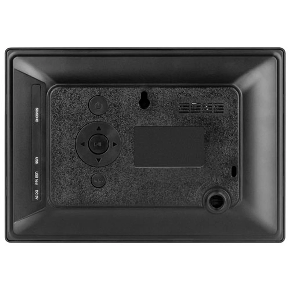 Cadre photo numérique Wi-Fi de 7 po d'Aluratek (AWDMPF107F) - Noir