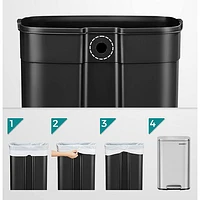 Boutique Home 49L Trash Can (LTB050E01)