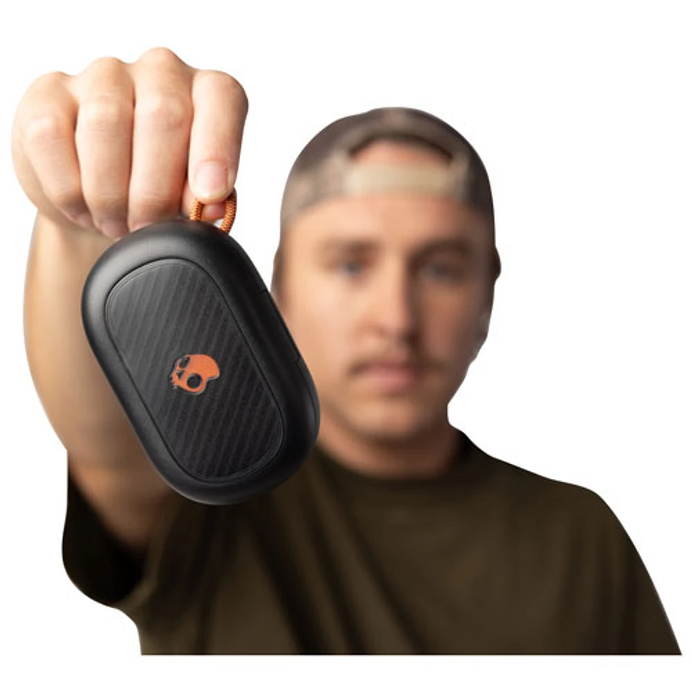 Skullcandy Push ANC Active In-Ear Noise Cancelling True Wireless Earbuds - Black/Orange