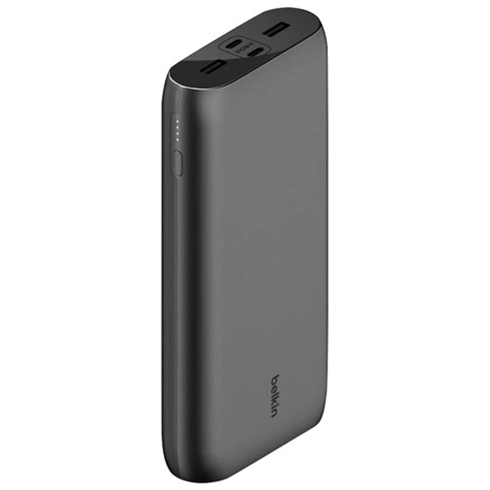 Chargeur portable USB-A/USB-C à 4 ports de 26 000 mAh BoostCharge de Belkin - Noir