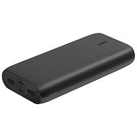 Chargeur portable USB-A/USB-C à 4 ports de 26 000 mAh BoostCharge de Belkin - Noir