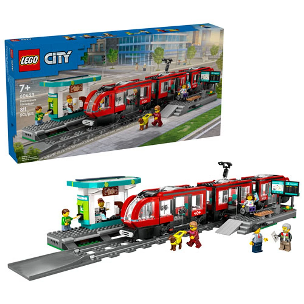 LEGO City: Downtown Streetcar and Station - 811 Pieces (60423)