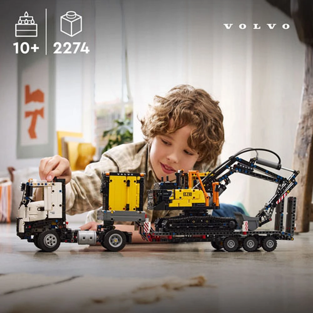 LEGO Technic: Volvo FMX Truck & EC230 Electric Excavator - 2274 Pieces (42175)