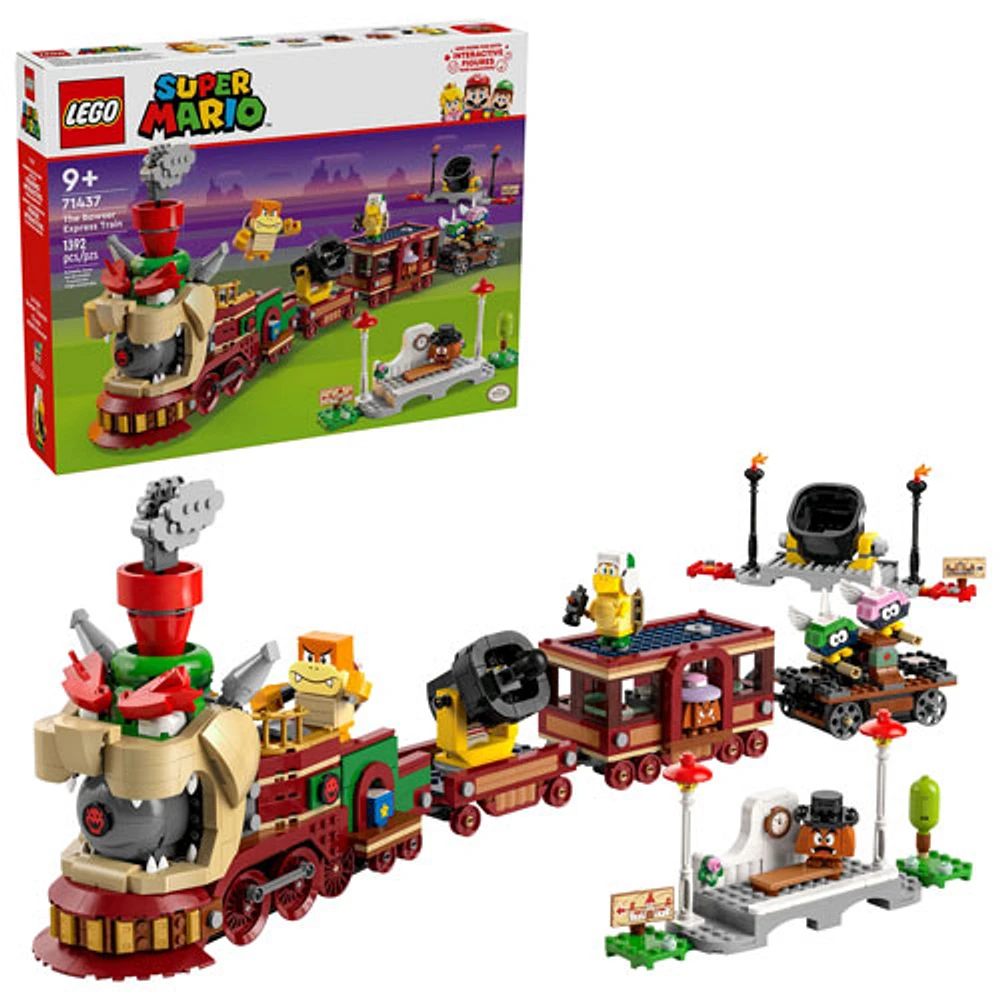 LEGO Super Mario: The Bowser Express Train - 1392 Pieces (71437)