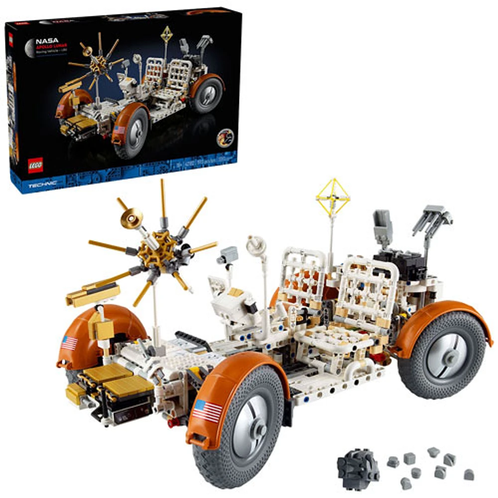 LEGO Technic : Le véhicule d'exploration lunaire NASA Apollo - LRV - 1913 pièces (42182)