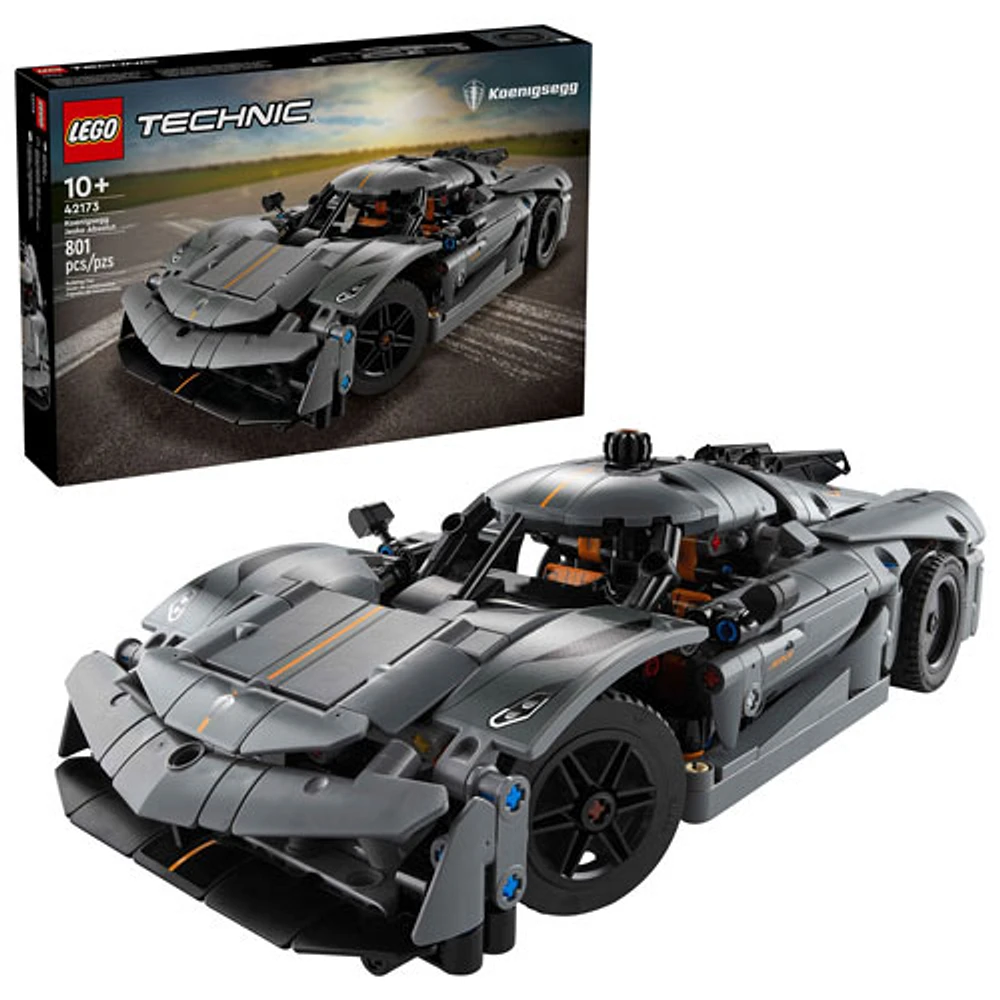 LEGO Technic : L'hypervoiture Koenigsegg Jesko Absolut grise - 801 pièces (42173)