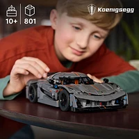 LEGO Technic: Koenigsegg Jesko Absolut Grey Hypercar - 801 Pieces (42173)