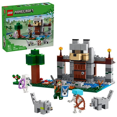 LEGO Minecraft: The Wolf Stronghold - 312 Pieces (21261)