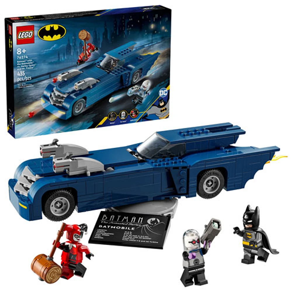 LEGO Batman: Batman avec la Batmobile contre Harley Quinn et Mr. Freeze - 435 pièces (76274)