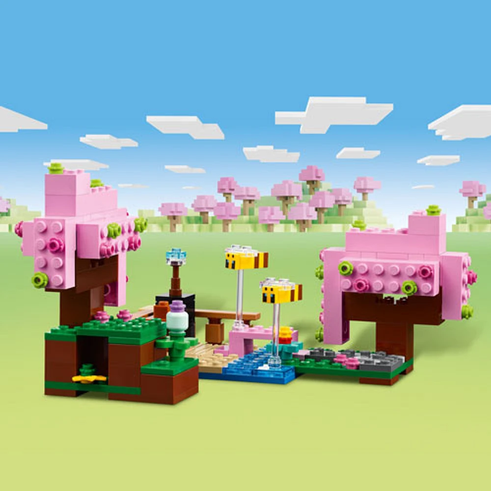 LEGO Minecraft : Le jardin de cerisiers en fleurs - 304 pièces (21260)