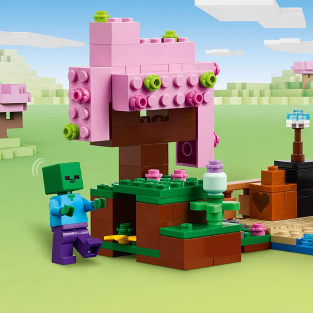 LEGO Minecraft : Le jardin de cerisiers en fleurs - 304 pièces (21260)