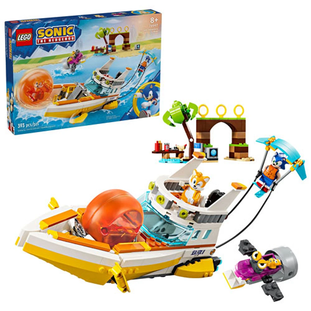 LEGO Sonic le hérisson: Le bateau d'aventure de Tails - 393 pièces (76997)