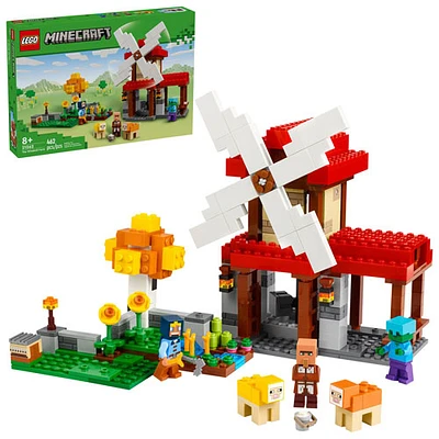 LEGO Minecraft : La ferme-moulin - 462 pièces (21262)