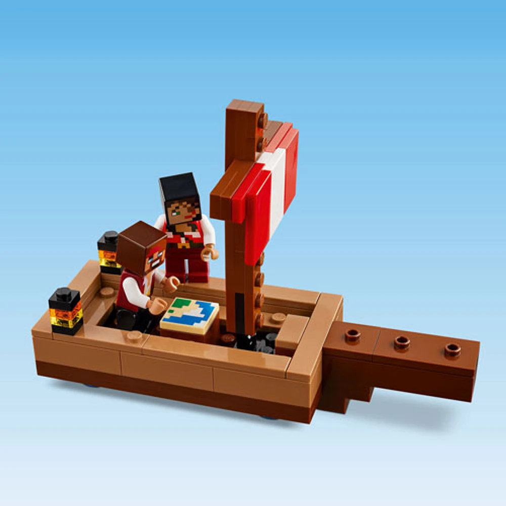 LEGO Minecraft: The Pirate Ship Voyage - 166 Pieces (21259)