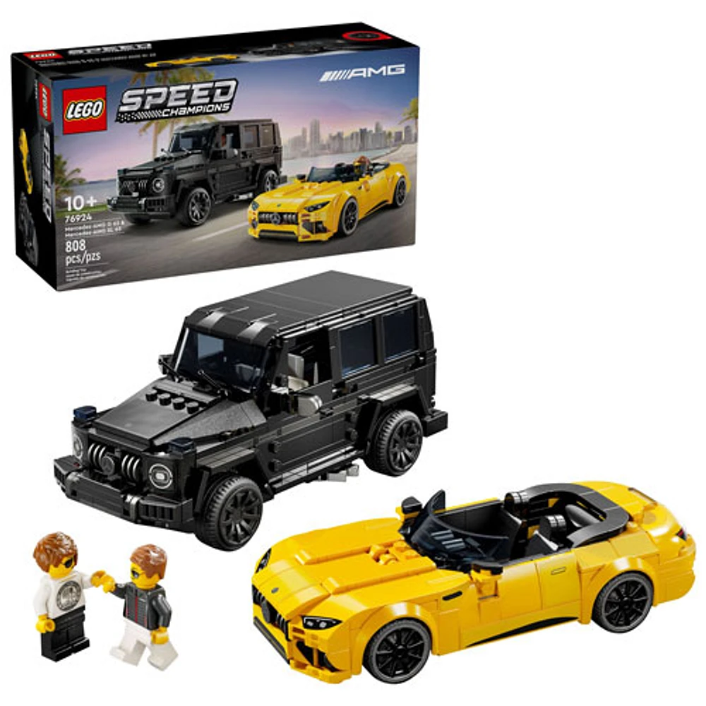 LEGO Speed Champions: Mercedes-AMG G 63 & Mercedes-AMG SL 63 - 808 Pieces (76924)