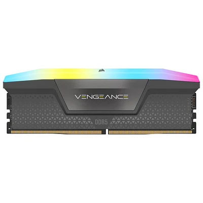 Mémoire DDR5 32 Go (2 x 16 Go) 6000 MHz Vengeance RGB de Corsair pour PC (CMH32GX5M2B6000Z30K)