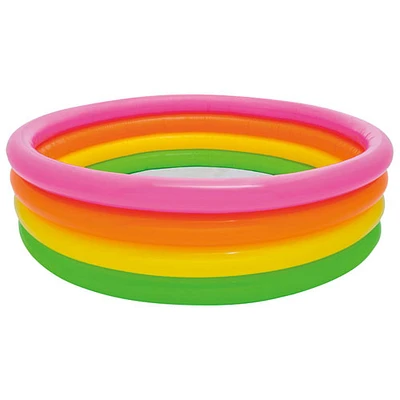 Piscine gonflable ronde pour enfants Sunset Glow d'Intex - 5,5 pi x 18 po