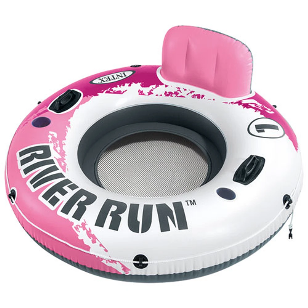 Intex River Run 1 Inflatable Tube with Backrest & Cup Holders