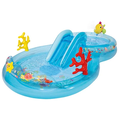 Intex Under the Sea Inflatable Play Centre with Water Sprayer & Slide