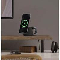 Belkin BoostCharge Pro 2-in-1 Wireless Charging Dock for iPhone & Apple Watch - Charcoal